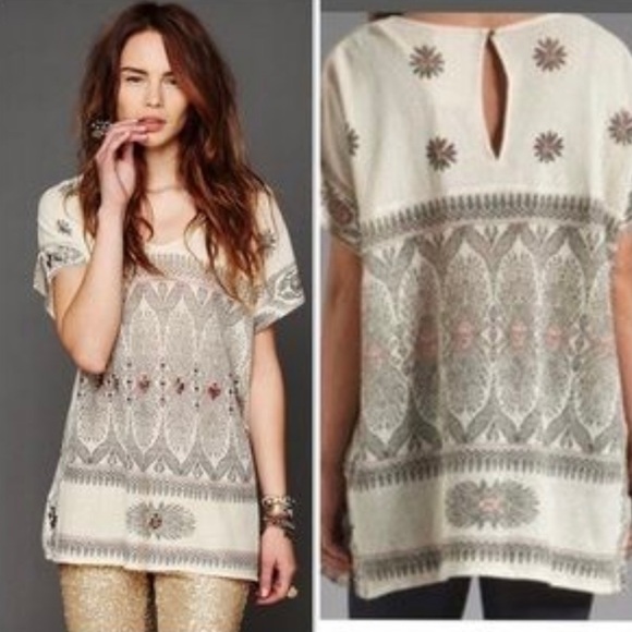 Free People New Romantics Byzantine Tunic - Picture 1 of 10